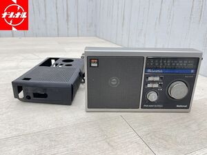 昭和レトロ National FM-AM 2バンドレシーバー RF-U80 動作確認済 FM/AM 電源コード 専用ソフトケース ラジオ ナショナル 即日配送