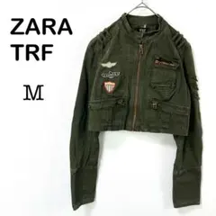 【ZARA TRF】ザラ ミリタリージャケット ショート丈 ビンテージ 古着 M