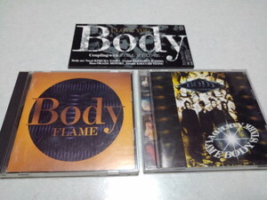 〇　BODY ボディ　【　CD 3点セット♪盤面美品　FLAME / STARK NAKED FLAME / I LOVE YOU　】　瀧川一郎　菊池哲