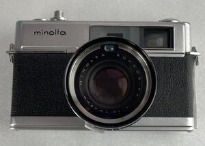 真655【minolta/ミノルタ】HI−MATIC 7 レンジファインダー フィルムカメラ　レンズ付き　MINOLTA ROKKOR−PF 1:1.8 f=45mm