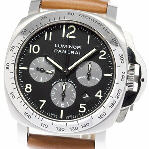 【PANERAI】パネライ ルミノール クロノグラフ PAM00162 自動巻き メンズ_708344【ev20】