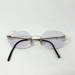 SONIA RYKIEL 65-5602 度入り サングラス メタルフレーム メガネ 眼鏡 ソニアリキエル 希少 リムレス【レターパックプラス郵送可】#114