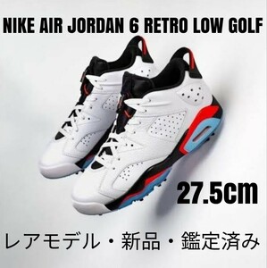 NIKEナイキ AIR JORDAN6 RETRO LOW GOLF 27.5