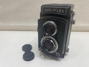 ■AIRESFLEX アイレスフレックス 2眼レフカメラ 1:3.5 F7.5 現状品 ジャンク■60T