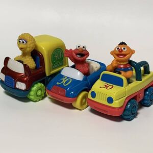 【Vintage】TYCO セサミストリート ダイキャスト ミニカー 30周年 ビッグバード アーニー エルモ PVC フィギュア Sesame Street 90’s 