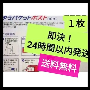 送料に注目！【24時間以内発送！】《即決！》【３時間以内決済完了必須】 ゆうパケットポストmini 専用封筒 １枚 ミニ 封筒 