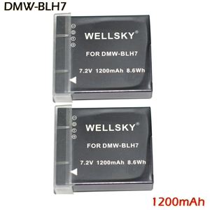 DMW-BLH7 [2個セット] 互換バッテリー 1200mAh 純正 充電器で充電可 残量表示可能 純正品と同じよう使用可能 Panasonic DC-GF90