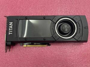 #800029 NIVIDIA GeForce GTX TITAN X 12GB (12GB GDDR5 / PCI Express 3.0 x16接続) ※動作確認済※