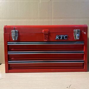 KTC ツールボックス チェスト 工具箱 赤 中古品