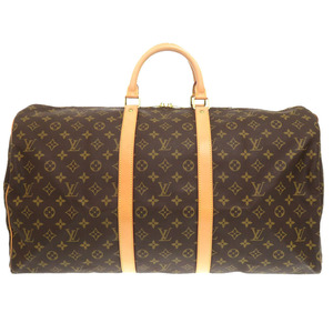 美品 ルイ ヴィトン キーポル55 モノグラム M41424 ボストンバッグ LV 0211 LOUIS VUITTON