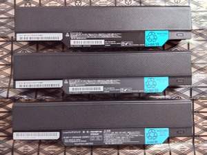 【中古品】【3本】富士通 純正 FUJITSU 内蔵ノートパソコン用 FMVNBP190