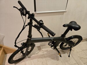 【中古】VELMO PEGASUS 折り畳み自転車 電動アシスト 油圧式ディスクブレーキ サイクリング