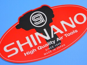 信濃／ＳＨＩＮＡＮＯ　ステッカー　レッド(赤)