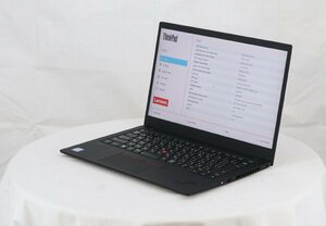 lenovo 20QECTO1WW ThinkPad X1 Carbon　Core i7 8665U 1.90GHz 16GB 512GB(SSD)■1週間保証