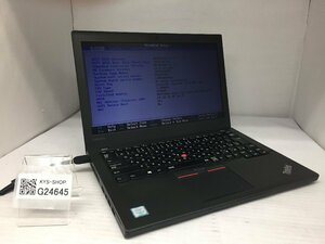 ジャンク/ LENOVO 20F5A13P00 ThinkPad X260 Intel Core i3-6100U メモリ4.1GB ストレージ無し 【G24645】