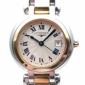 LONGINES ロンジン L8.110.5 プリマルナ レディース 腕時計 クォーツ QZ 動作品 コンビ SS デイト