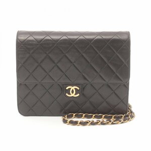 シャネル マトラッセ ブランドオフ CHANEL ラムスキン（羊革） ショルダーバッグ ラムスキン 中古 レディース