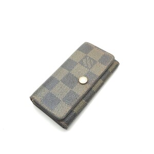 キーケース　ルイヴィトン　LOUISVUITTON　４連　ダミエ　メモ１