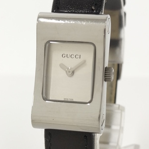 GUCCI レディース 腕時計 クオーツ SS シルバー文字盤 2300L