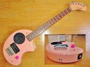 ☆◎かわいい！FERNANDES/Burny ZO-3 (PINK)ピンク 綺麗ですがジャンク品