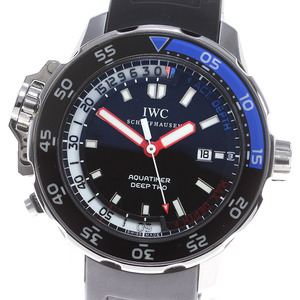 IWC IWC SCHAFFHAUSEN IW354702 アクアタイマー ディープツー デイト 自動巻き メンズ 美品 _826593