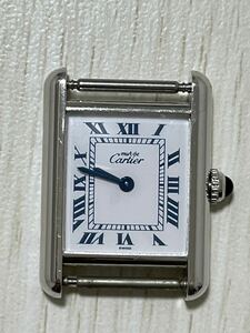 【K24081202】1円〜 Cartier カルティエ 腕時計 トップのみ ホワイト文字盤 レディースウォッチ マスト タンク クォーツ マストタンク