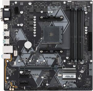 ASUS Prime B450M-A/CSM AMD AM4 3rd/2nd/1st Gen Ryzen Micro-ATX Commercial Motherboard