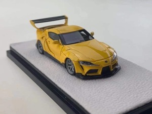 新品 YM model x Runner 1/64 TOYOTA トヨタ スープラ Supra A90 light yellow ライトイエロー 限定399台