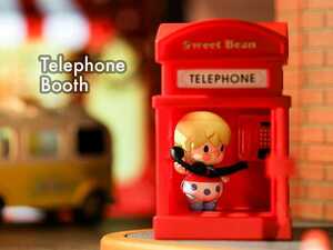 pop mart Sweet Bean I am Here！ シリーズ Tlephone Booth スイートビーン 公衆電話 POPMART ポップマート フィギュア 内袋未開封