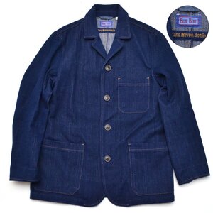 BLUE BLUE ブルーブルー ハンドウーブン カバーオール ジャケット 本藍染め HAND WOVEN DENIM 2サイズ メンズ 700080-963 JK1952 M950072