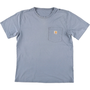 古着 カーハート Carhartt 半袖 ワンポイントロゴポケットTシャツ メンズM相当 /eaa432407