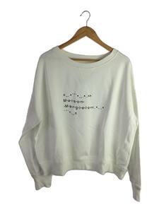 Maison Margiela◆22SS/フォントジェネレーター/スウェット/M/コットン/WHT/S51GU0112//