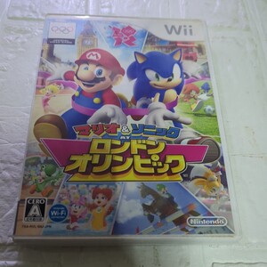 空箱として販売。ディスクなし。取引説明書なし。Wii】 マリオ＆ソニック AT ロンドンオリンピック