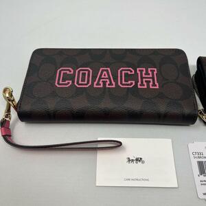 COACH　シグナチャー ブラウン　長財布