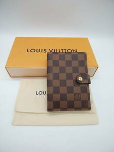 ■ルイヴィトン ダミエ R20700 アジェンダPM 6穴式 手帳カバー LOUIS VUITTON