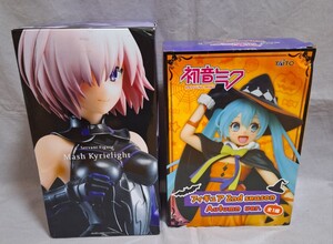 【未使用未開封/フィギュア】TAITO オリジナルフィギュア「初音ミク ハローウィン ver」/BANDAI マッシュキリエライト～劇場版//合計2体