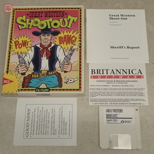 Apple IIgs 3.5インチFD GREAT WESTERN SHOOTOUT fanfare 箱説付【10