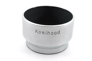 L2751 コニフード Konihood メタルフード 旧型 カブセ式 内径32mm シルバー 銀 カメラアクセサリー