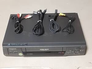 Panasonic　VHS ビデオデッキ　NV-H100　通電確認済み　A