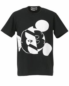 CDG ディズニー 半袖 Tシャツ COMME des GARCONS コムデギャルソン DISNEY ミッキーマウス Mサイズ ブラック ギャルソン ミッキー