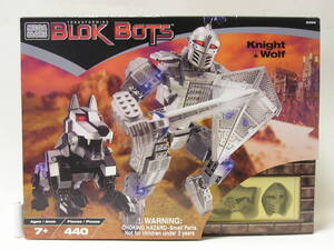 ■MEGA BLOKS Transforming BLOK BOTS Knight&Wolf