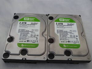 ★Western Digital HDD 3.5インチ 2TB×2台 健康状態『正常』！★