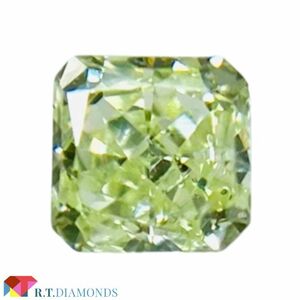 FANCY YELLOW GREEN 0.076ct SQ/RT2340/CGL