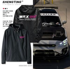 WRX STI フード付き ウィンンドブレーカパーカー S〜4XL/カラー選択可