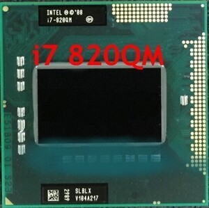 Intel Core i7-820QM SLBLX4C 1.73GHz 8MB 45W Socket G1 BY80607002904AK