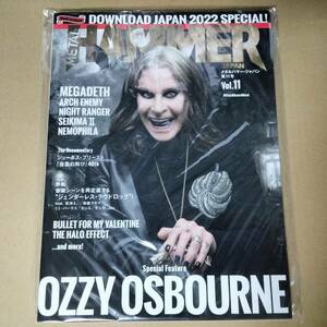 Metal Hammer Japan Vol.11 OZZY OSBOURNE MEGADETH ARCH ENEMY NIGHT RANGER 聖飢魔II NEMOPHILA