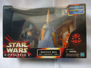 Hasbro社　STARWARS　スターウォーズ　エピソードⅠ　コムテック　フィギュア　WATTO’S　BOX