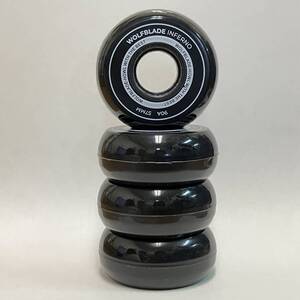 未使用♪ AGGRESSIVE SKATE WHEELS アグレッシブ インラインスケート用 ウィール 57mm 90A　4個セット♪ 送料無料♪