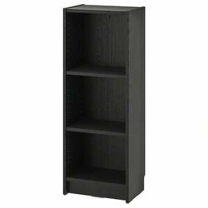 IKEA 本棚, BILLY 幅40cm ブラック オーク調, 40x28x106 cm 送料￥750!