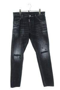 ディースクエアード デニムパンツ 24AW COOL GUY JEANS S74LB1562 サイズ:48 ダメージ加工スリムフィットデニムパンツ 中古 BS99